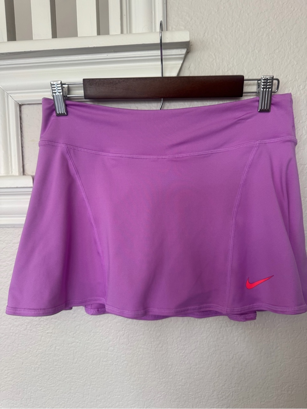 Nike Lavender Skater Tennis Skirt with Pink Swoosh